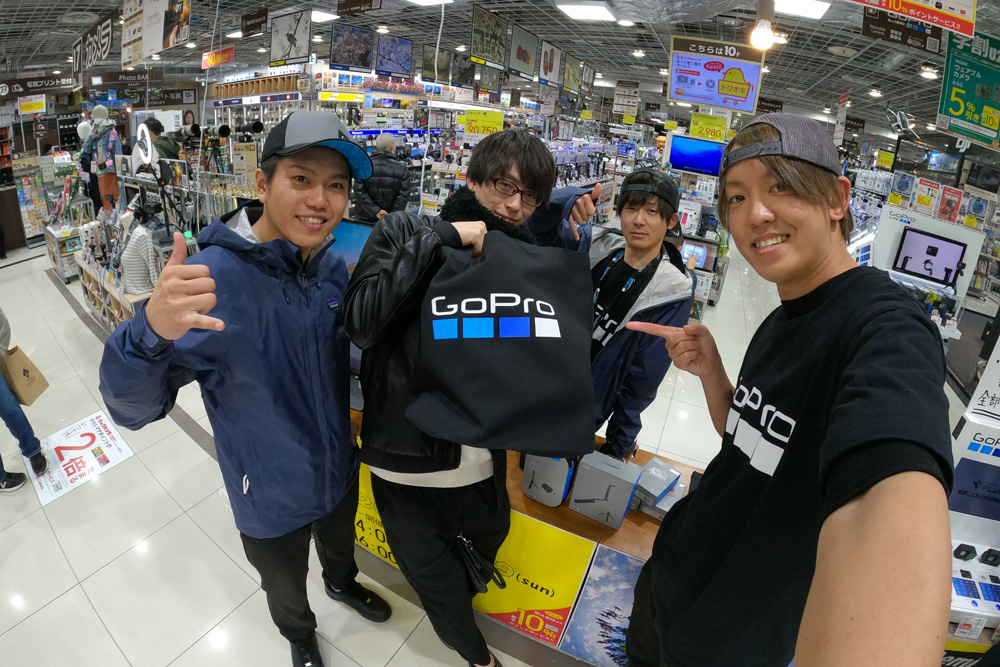 GoPro Demonstration Event 'GoPro Tryout' (+ Special deals on merchandise) February 8 - 9 @ BicCamera Nagoya JR GATE TOWER