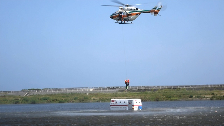 静岡県磐田市救助訓練画像2
