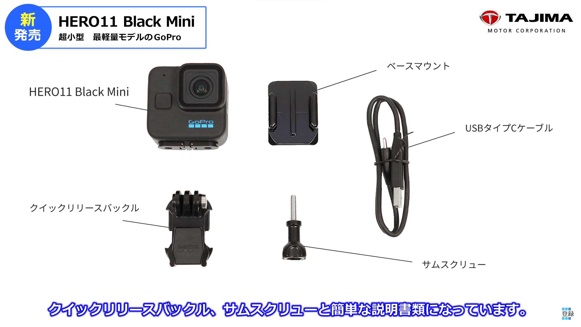 GoPro HERO11 Black Mini アクセサリーセット
