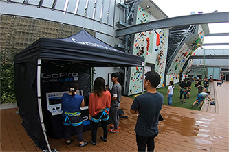 9月1日(土)「グラビティリサーチ ミント神戸イベント『THE CLIMBER’S DAY 2018』」でGoPro体験会を開催しました!!