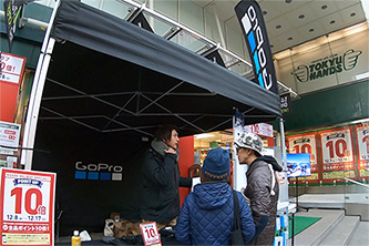 12月8日(土)・12月9日(日)「東急ハンズ渋谷店」でGoPro体験会を開催しました!!