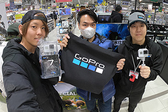 GoProをはじめよう! タッチ&トライ（+お得な即売会）イベントを、6月22日(土)、23日（日）ビックカメラ名古屋JRゲートタワー店で開催