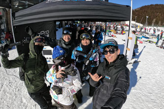 GoProをはじめよう! タッチ&トライ（+お得な即売会）イベントを、3月23日(土)、24日（日）川場スキー場「9th M&M BankedSlalom」で開催