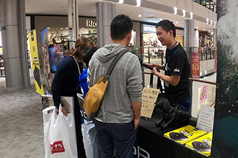 GoProをはじめよう! タッチ&トライ（+お得な即売会）イベントを、11/2(土)~4(月・祝)「THE SUNSイオンモール四条畷店」で開催しました!