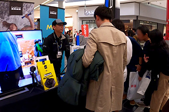 GoProをはじめよう! タッチ&トライ（+お得な即売会）イベントを、11/23(土)、24(日)「コジマビックイオンモール府中店」で開催しました!