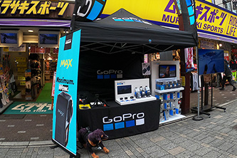 GoProをはじめよう! タッチ&トライ（+お得な即売会）イベントを、1/25(土)、26(日)「ムラサキスポーツ上野本店」で開催しました!