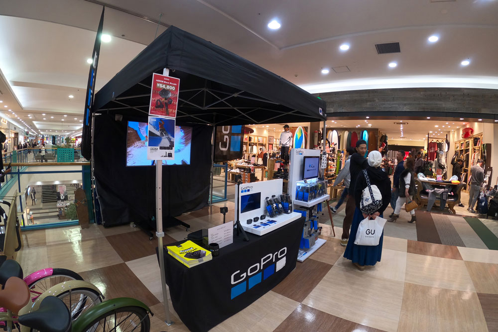 GoProをはじめよう! タッチ&トライ（+お得な即売会）イベントを、2/23(日)、24(月)「ＴＨＥ ＳＵＮＳ湘南モールフィル店」で開催しました!