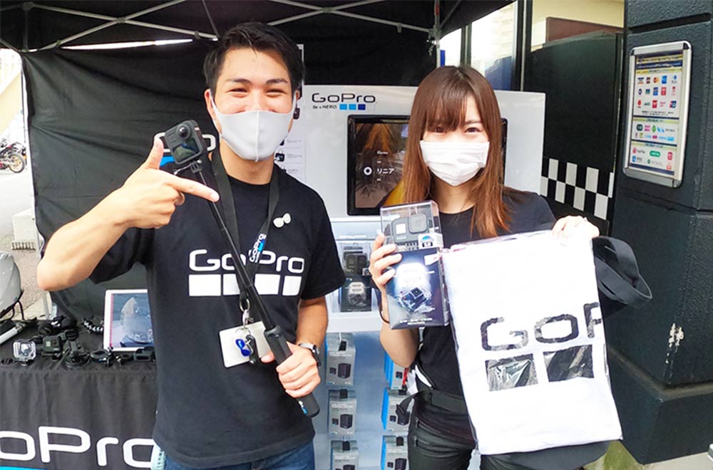 GoProをはじめよう! タッチ&トライ（+お得な即売会）イベントを、7/24(金)～26(日)「ライコランド東雲店」で開催しました!