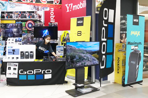 GoProをはじめよう! タッチ&トライ（+お得な即売会）イベントを、9/5(土)～6(日)「ノジマ　ららぽーと横浜店」で開催しました!