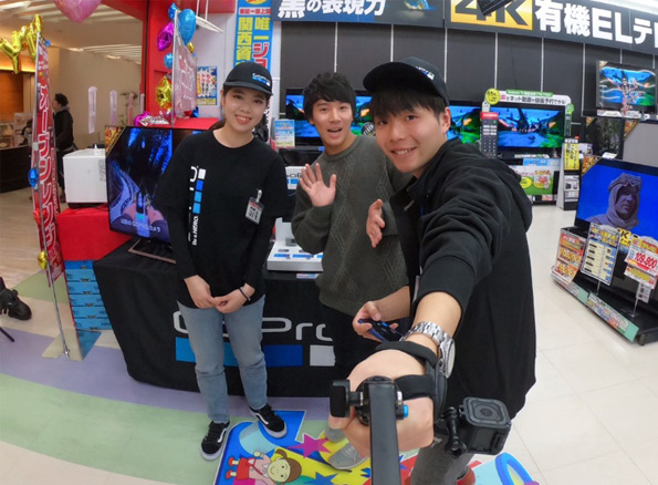 GoProをはじめよう! タッチ&トライ（+お得な即売会）イベントを、10/17(土)、18(日)「Joshin イオンモール泉南店」で開催!