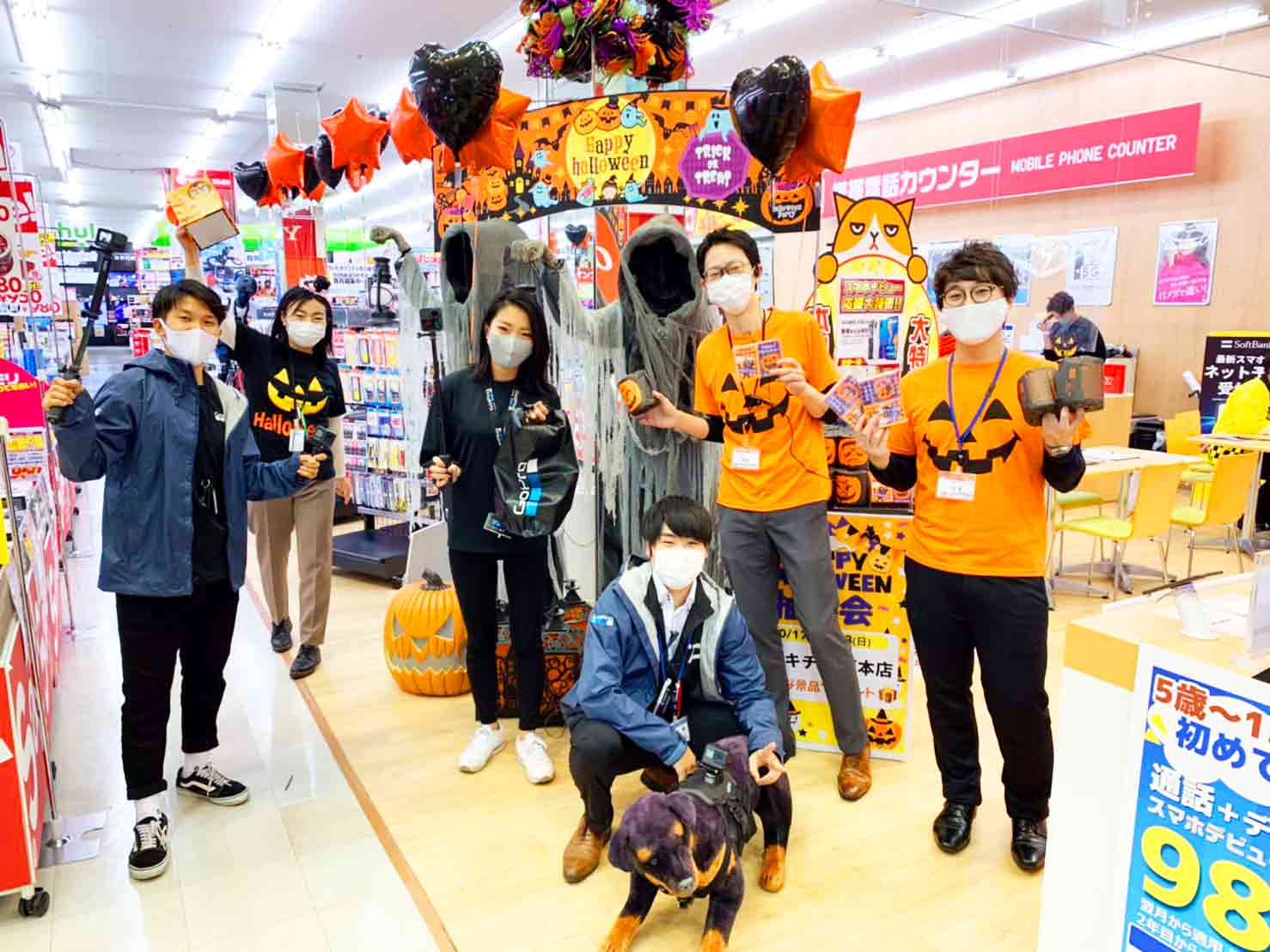 GoProをはじめよう! タッチ&トライ（+お得な即売会）イベントを、10/17(土)、18(日)「デンキチ　三鷹本店」で開催しました!