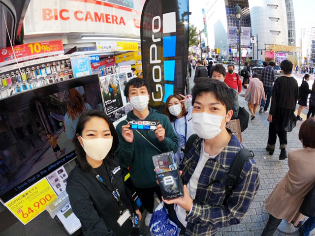 GoProをはじめよう! タッチ&トライ（+お得な即売会）イベントを、11/7(土)〜8(日)「ビックカメラあべのキューズモール店」で開催!