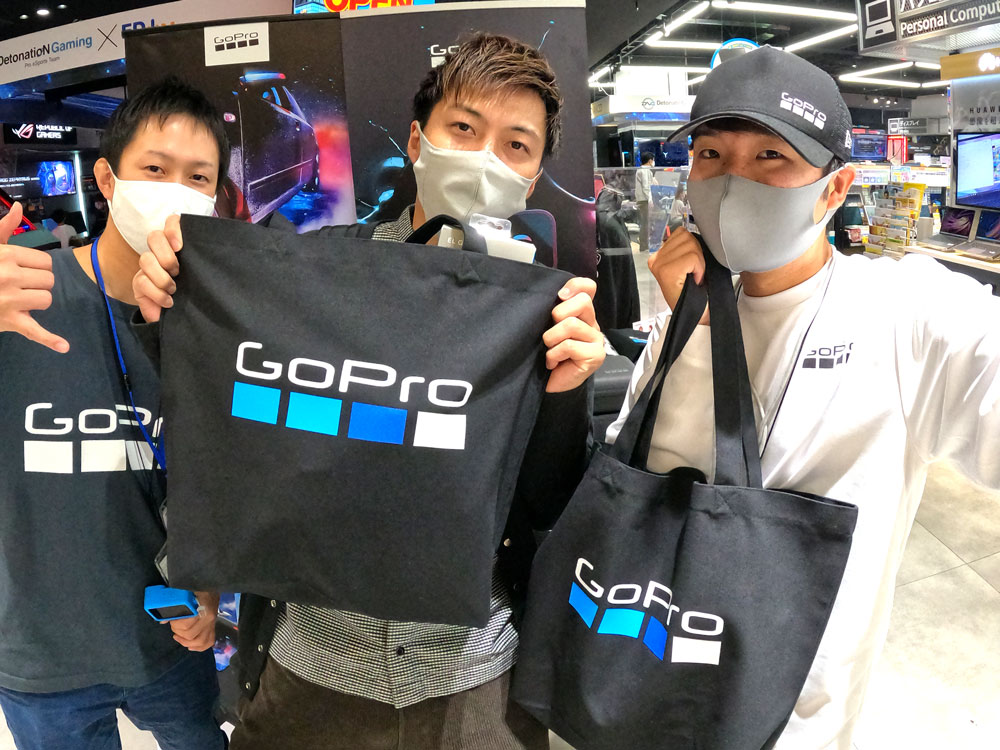 GoProをはじめよう! タッチ&トライ（+お得な即売会）イベントを、10/31(土)、11/1(日)「エディオンなんば本店」で開催しました!