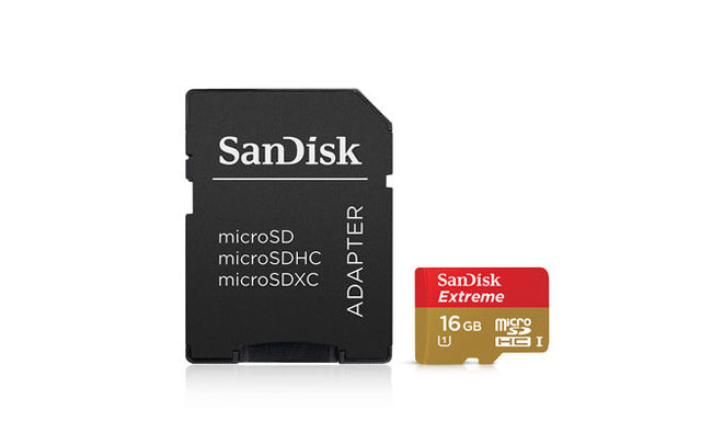 SanDisk Extreme 16GB microSDHCカード ｜GoPro(ゴープロ)日本正規代理