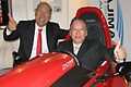 「宙博2010」出展レポート　電気自動車普及協議会 会長 福武氏が「EVミニスポーツ」のコクピットを体験。