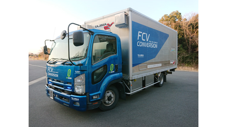 福島でのPlug-In FCV (プラグイン水素燃料電池トラック)の開発