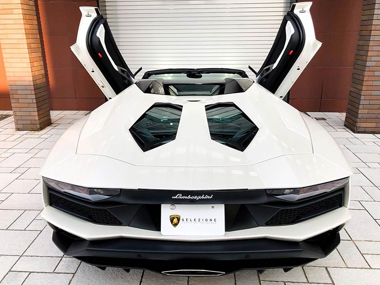 クリアガラスエンジンボンネット(6/20枚)-ランボルギーニ アヴェンタドール S ロードスター