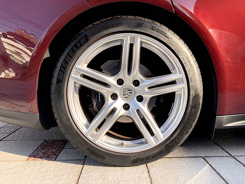 ポルシェ パナメーラ 3.0 PDK - ワインレッド ミシュラン　パイロットスポーツ4 (20/34枚)