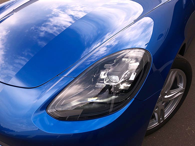 ポルシェ パナメーラ 4 スポーツツーリスモ PDK 4WD - ブルーメタリック LEDヘッドライトデイタイムランニングライト (10/20枚)