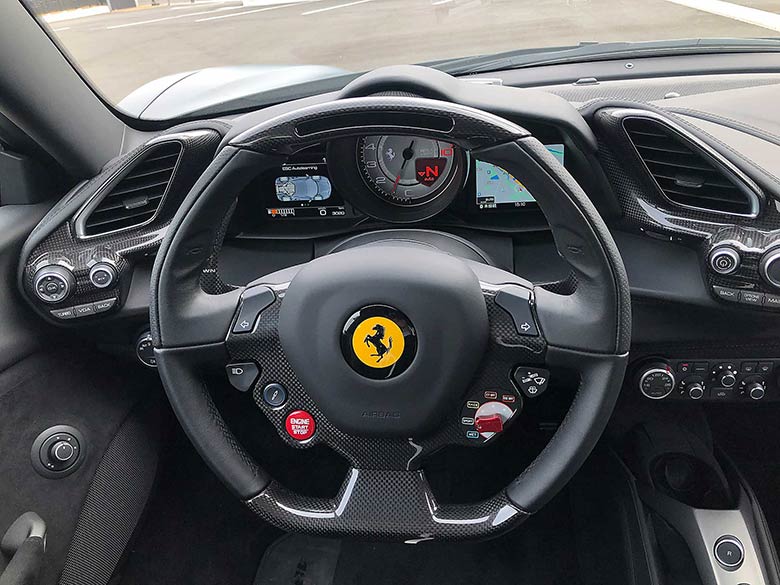 「マネッティーノ」による走行モードセレクト(15/21枚) フェラーリ 488GTB F1 DCT - マットブラック