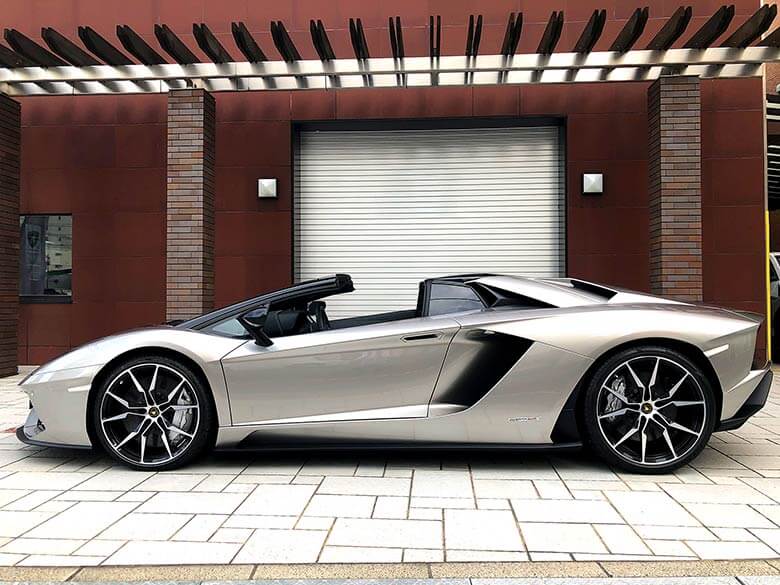 ハイグロスブラック＆ダイヤモンドフィニッシュホイール (5/31枚)-ランボルギーニ アヴェンタドール S ロードスター