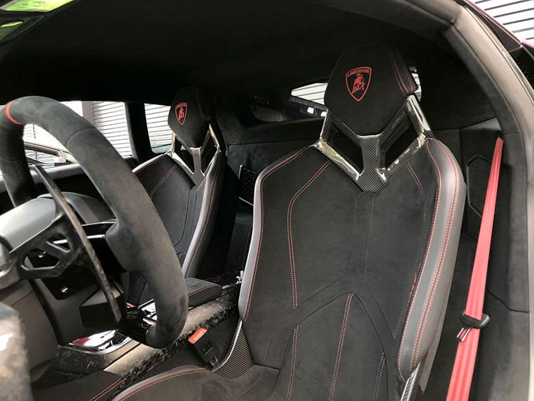 ランボルギーニ ウラカン ペルフォルマンテ (LDF) 4WD - パープル Sport bucket seats (15/16枚)