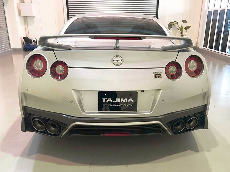 日産 GT-R 3.8 プレミアムエディション 4WD - シルバー バルブ付チタニウム合金エキゾースト。 (5/20枚)