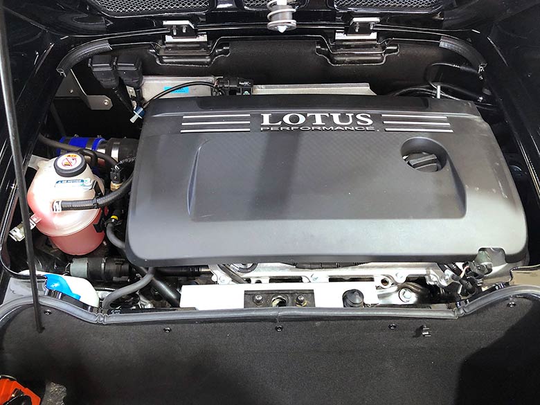 ロータス エリーゼ CUP250 GP EDITION - ブラック 直4、1800CC　スーパーチャージャー。CUP250　GPエディション専用チューニングの250馬力ユニット。エンジン回りはフルノーマルですのでご安心ください。(18/31枚)