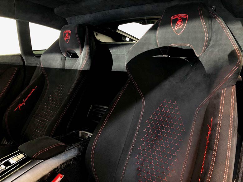 ランボルギーニ ウラカン ペルフォルマンテ (LDF) 4WD - グレー Inverted stitching for Sportivo bicolor interiors / Branding package (10/19枚)