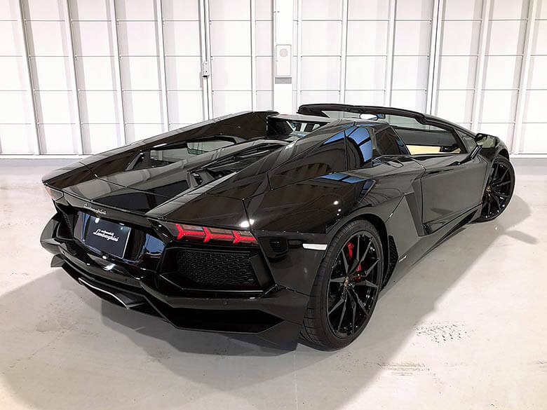 Front and rear horizontal mono-tube damper with push-rod system (7/19枚) ランボルギーニ アヴェンタドール ロードスター LP700-4 ブラック MY2015