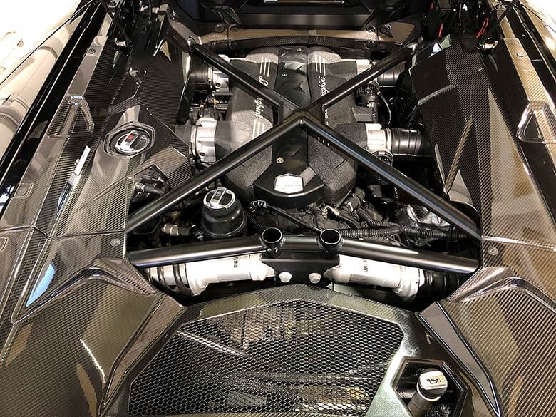 カーボンエンジンベイ (19/19枚) ランボルギーニ アヴェンタドール ロードスター LP700-4 ブラック MY2015