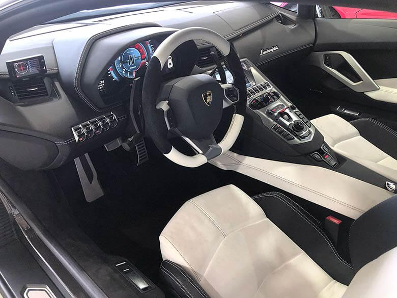 ランボルギーニ アヴェンタドール S - Bianco Isis(ホワイト) MY2017 ドラレコ、レーダー装着済 (14/20枚)