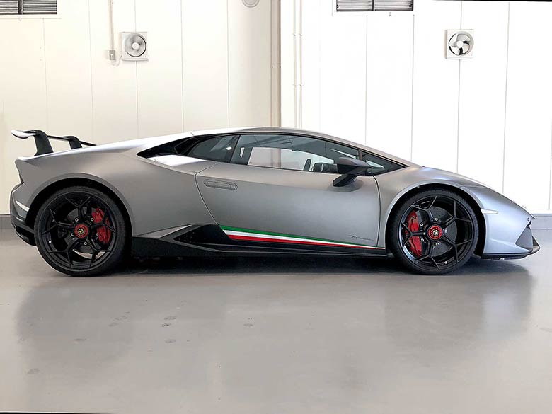 ランボルギーニ ウラカン ペルフォルマンテ (LDF) 4WD - グレー 前後パーキングセンサー (4/20枚)