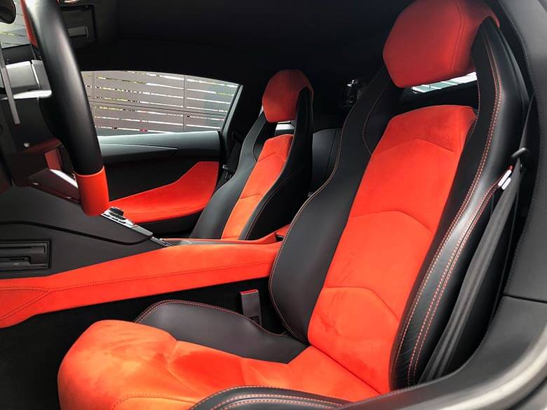 バイカラースポルティーボアルカンターラ (15/18枚) ランボルギーニ アヴェンタドール LP700-4 グレーメタリック MY2012