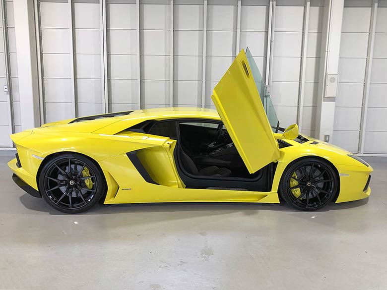 シザードア (6/19枚) ランボルギーニ アヴェンタドール LP700-4 イエローメタリック MY2014