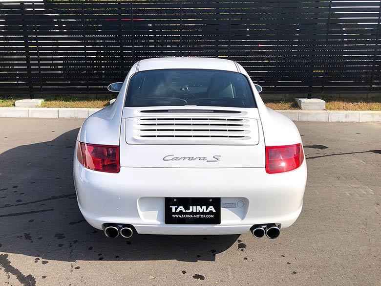 デュアルチューブツインエグゾーストテール (7/19枚)-ポルシェ 911カレラS(997) 6MT ホワイト