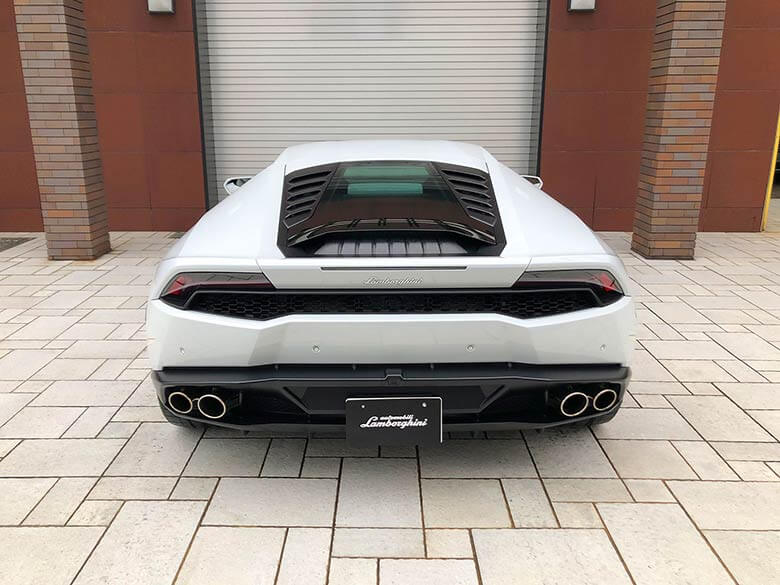 ランボルギーニ ウラカン LP610-4 (LDF) 4WD - ホワイトメタリック ガラスエンジンフード (3/26枚)