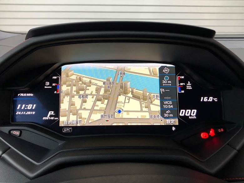 ランボルギーニ ウラカン LP610-4 (LDF) 4WD - メーターにナビゲーションをフル画面表示 (25/26枚)