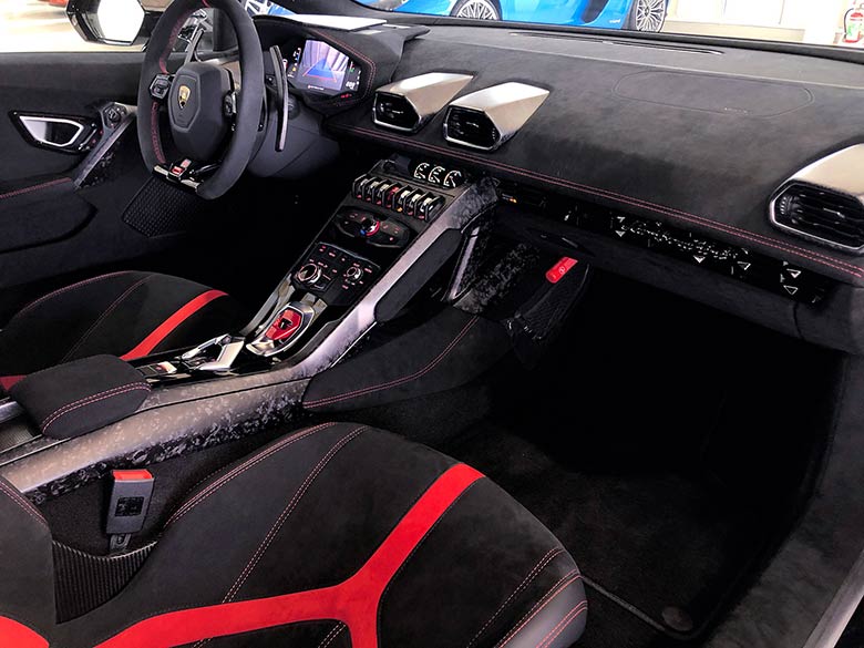 ランボルギーニ ウラカン ペルフォルマンテ (LDF) 4WD - メタリックグレー 室内のインテリアにBig Forged Composites Package (14/21枚)