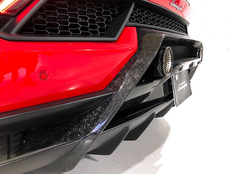ランボルギーニ ウラカン ペルフォルマンテ (LDF) 4WD - レッド フォージドカーボン製のリヤディフューザー (13/20枚)