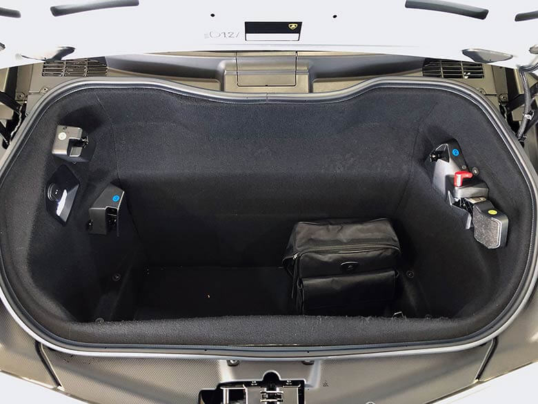 ラゲッジスペース (12/24枚) ランボルギーニ アヴェンタドール S ロードスター シルバー MY2018