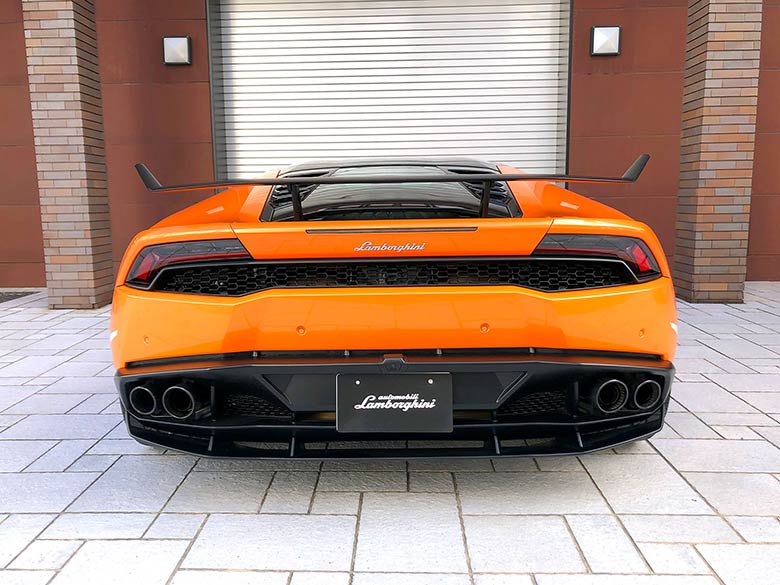 ランボルギーニ ウラカン LP610-4 (LDF) 4WD - オレンジ ガラスエンジンフード (3/29枚)