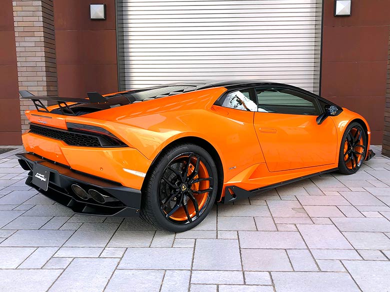 ランボルギーニ ウラカン LP610-4 (LDF) 4WD - オレンジ リアクウォータービュー (21/29枚)