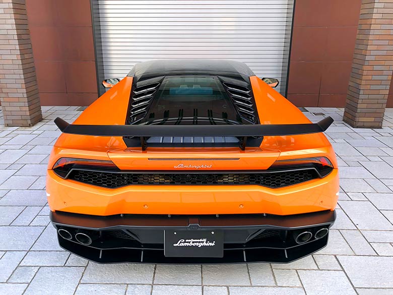 ランボルギーニ ウラカン LP610-4 (LDF) 4WD - オレンジ リアビュー (23/29枚)