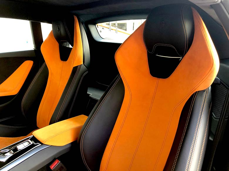 ランボルギーニ ウラカン LP610-4 (LDF) 4WD - オレンジ シートも状態良好です (25/29枚)