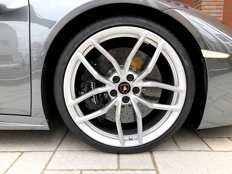 ランボルギーニ ウラカン スパイダー LP610-4 (LDF) 4WD - Grigio Lynx グレーメタリック フロントホイール (5/26枚) (5/26枚)