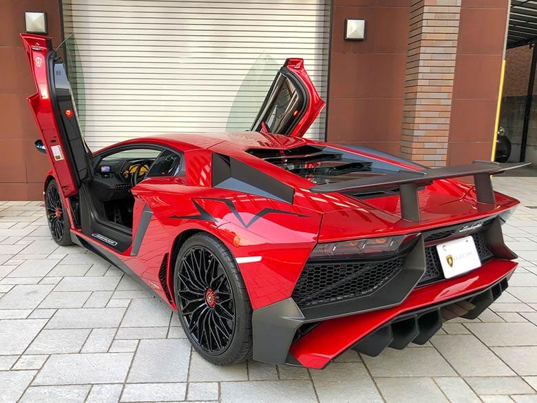 (7/20枚) ランボルギーニ アヴェンタドール LP750-4 SV Rosso Bia(レッドパール）  MY2015 