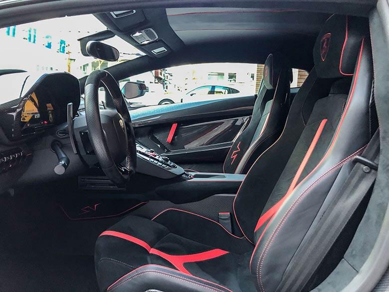 (10/20枚) ランボルギーニ アヴェンタドール LP750-4 SV Rosso Bia(レッドパール）  MY2015 