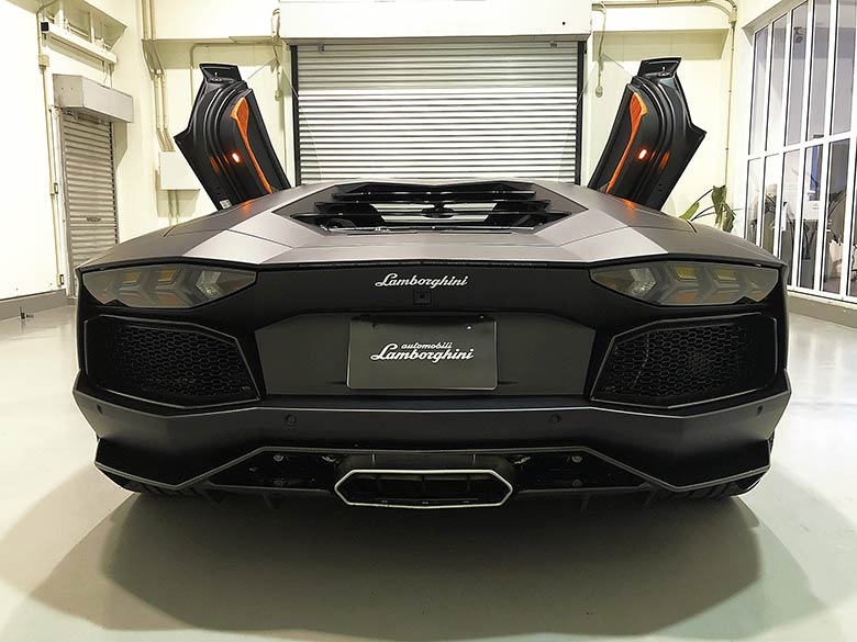 Transparent Engine Bonnet (6/20枚) ランボルギーニ アヴェンタドール LP700-4 - Nero Nemesis MATT(マットブラック) MY2015