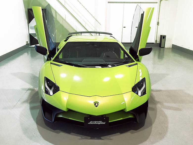 Front exterior carbon fiber package (2/20枚)  ランボルギーニ アヴェンタドール SV LP750-4 Verde Ithaca（グリーンパール）  MY2017